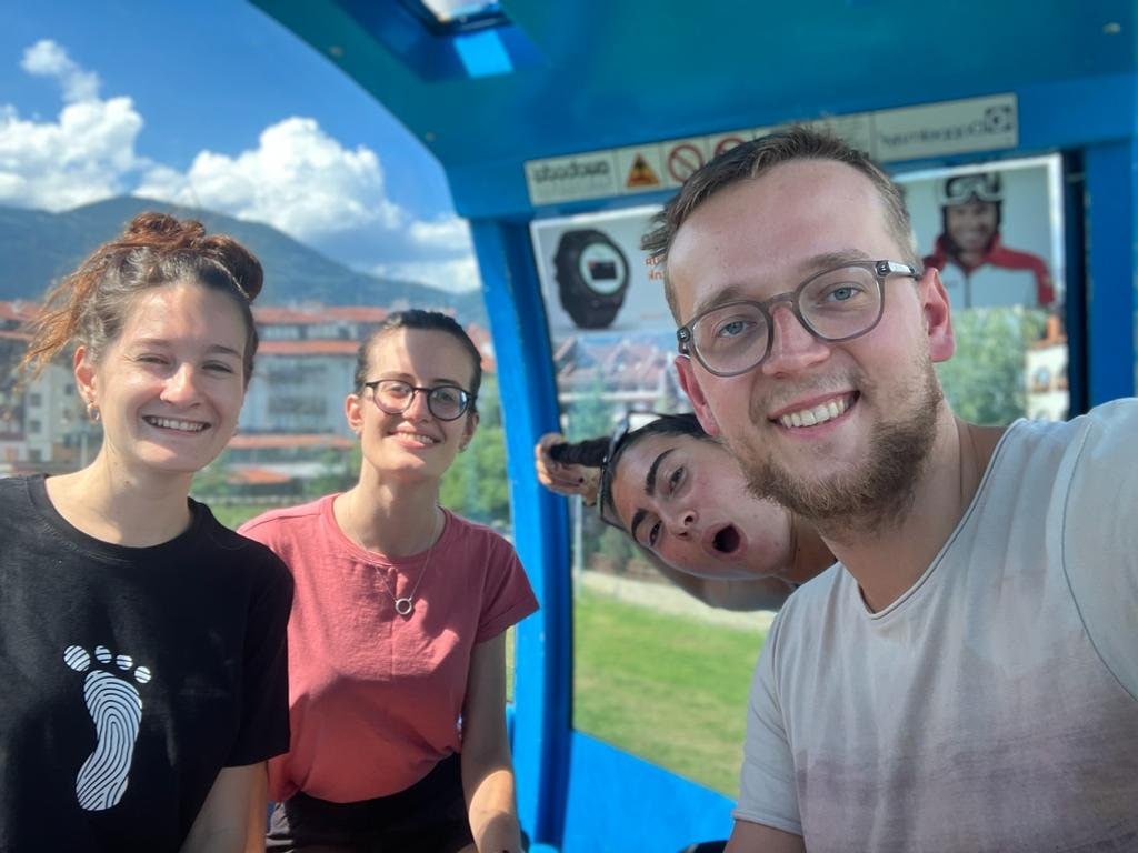 People on the Funicular