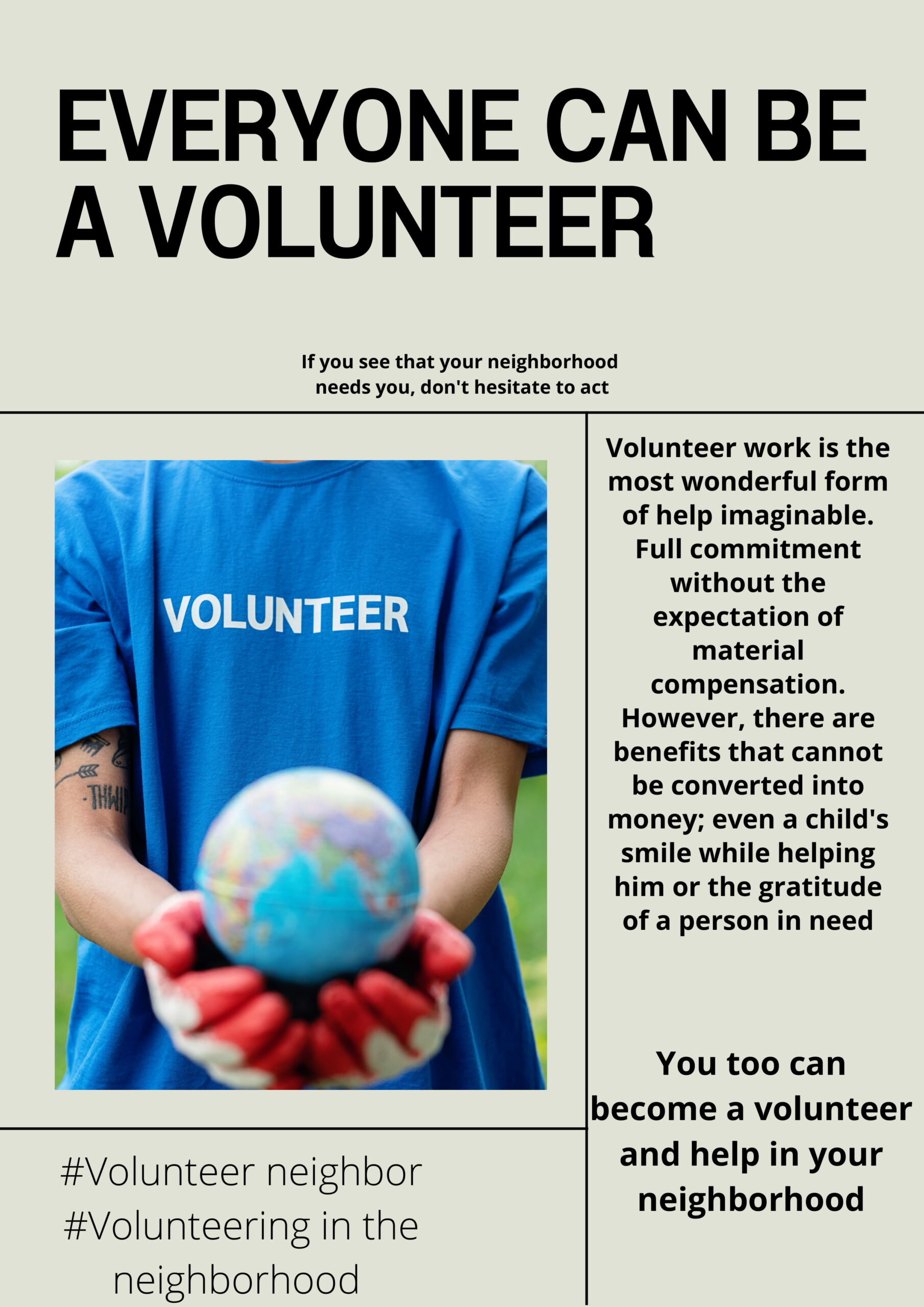 Be a Volunteer