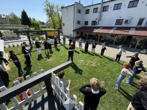 Morning Exercise With Youth